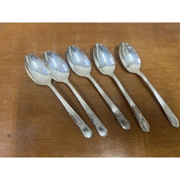 VTG WM. Rogers Mfg Co. Extra Plate 37 Piece Silverware Set in Box
